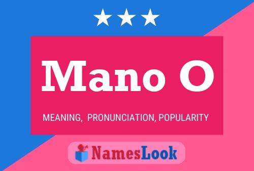 Mano O Name Poster