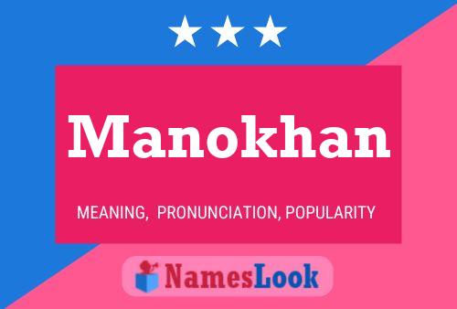 Manokhan Name Poster