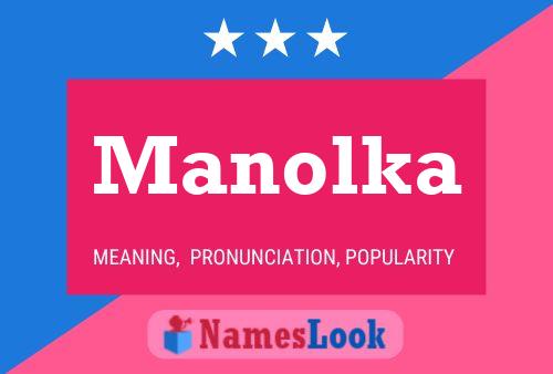 Manolka Name Poster