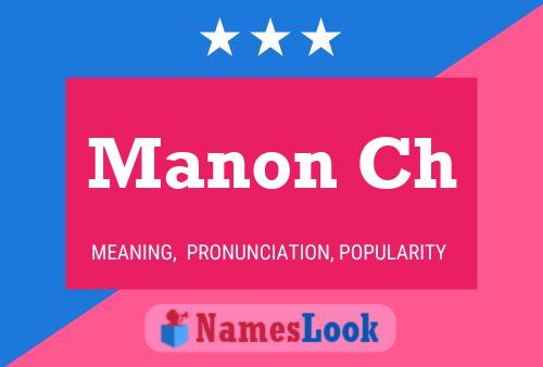 Manon Ch Name Poster