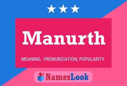 Manurth Name Poster