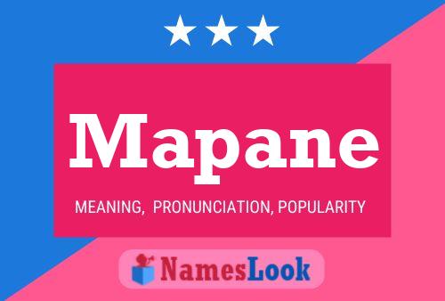 Mapane Name Poster