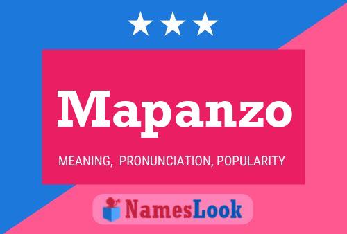 Mapanzo Name Poster