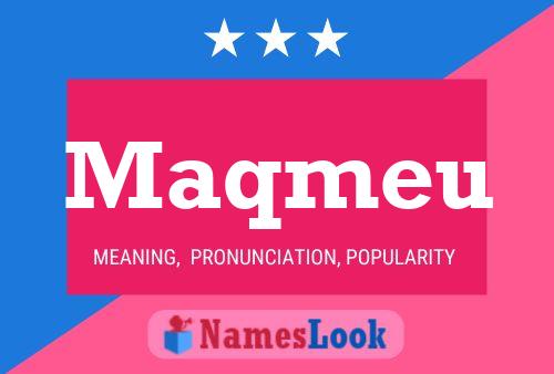 Maqmeu Name Poster