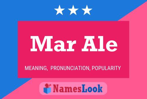 Mar Ale Name Poster