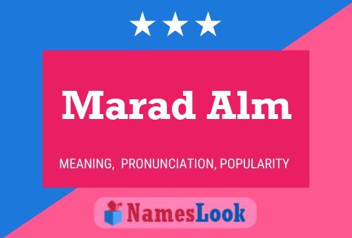 Marad Alm Name Poster