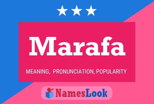 Marafa Name Poster