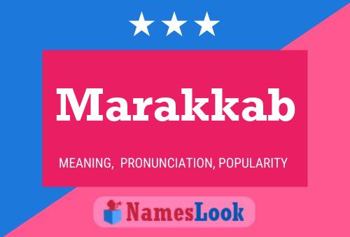 Marakkab Name Poster