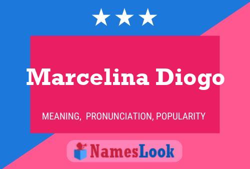 Marcelina Diogo Name Poster