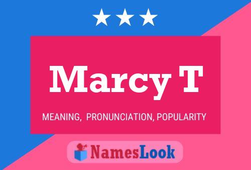 Marcy T Name Poster