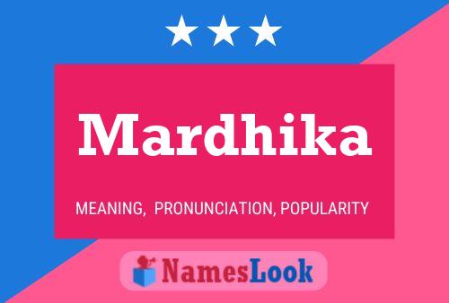 Mardhika Name Poster