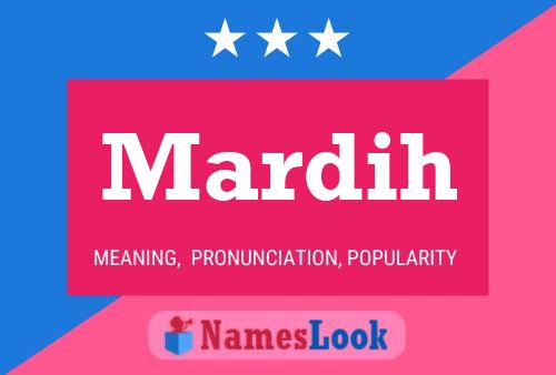 Mardih Name Poster