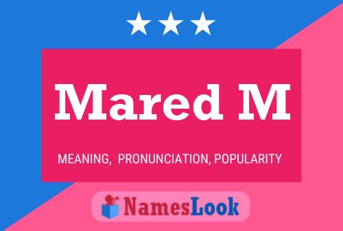 Mared M Name Poster