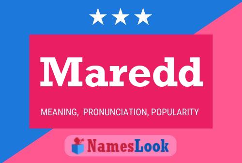 Maredd Name Poster