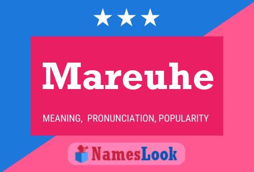 Mareuhe Name Poster