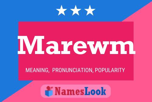 Marewm Name Poster