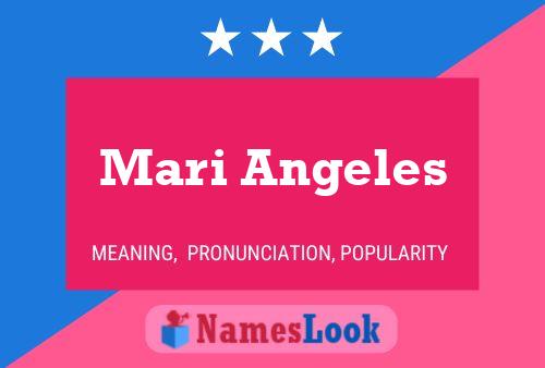 Mari Angeles Name Poster