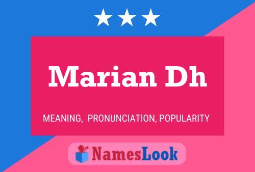 Marian Dh Name Poster