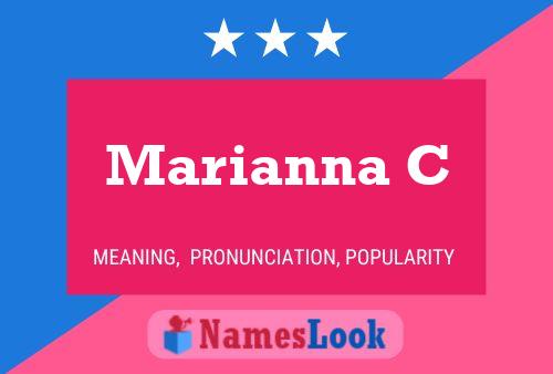 Marianna C Name Poster