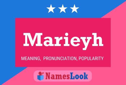 Marieyh Name Poster