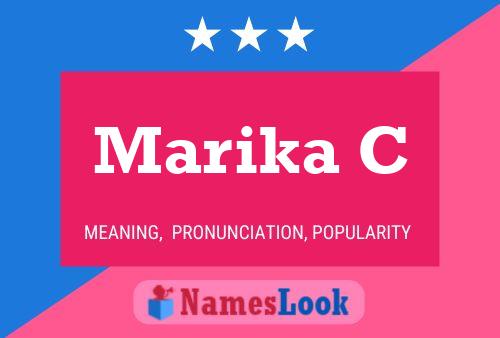 Marika C Name Poster