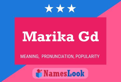 Marika Gd Name Poster