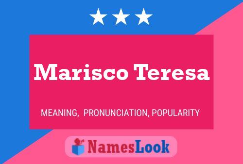 Marisco Teresa Name Poster