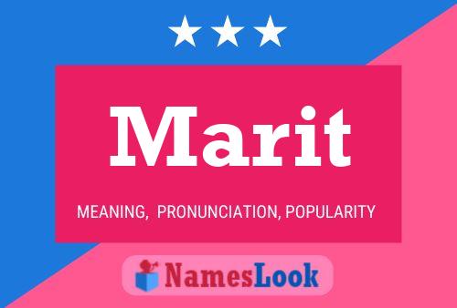 Marit Name Poster