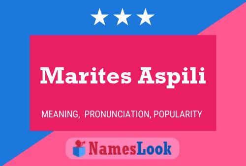 Marites Aspili Name Poster