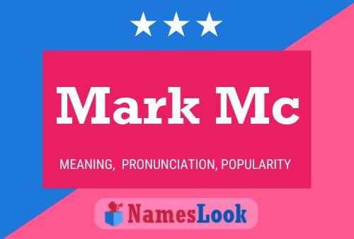 Mark Mc Name Poster