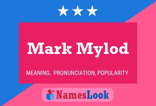 Mark Mylod Name Poster