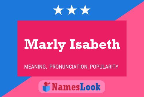 Marly Isabeth Name Poster