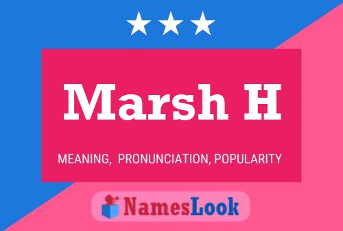 Marsh H Name Poster