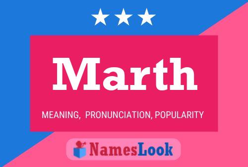 Marth Name Poster