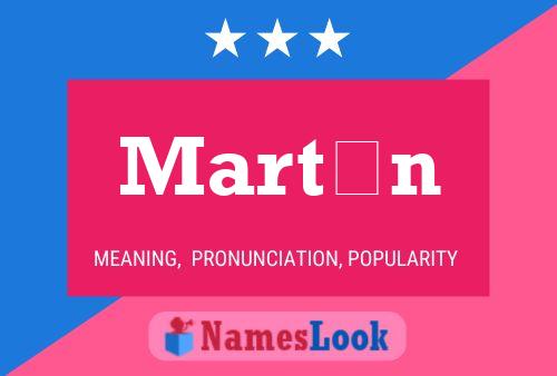 Martín Name Poster