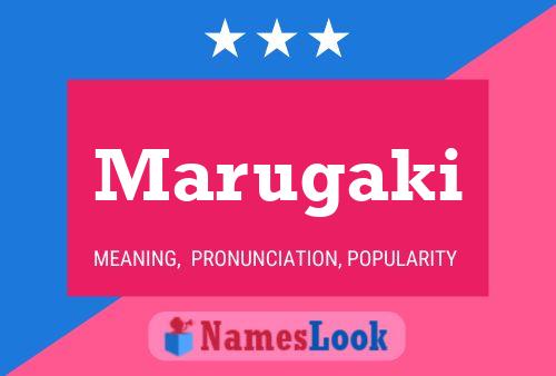 Marugaki Name Poster