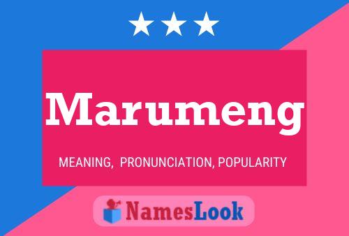 Marumeng Name Poster