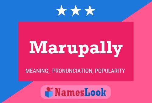 Marupally Name Poster