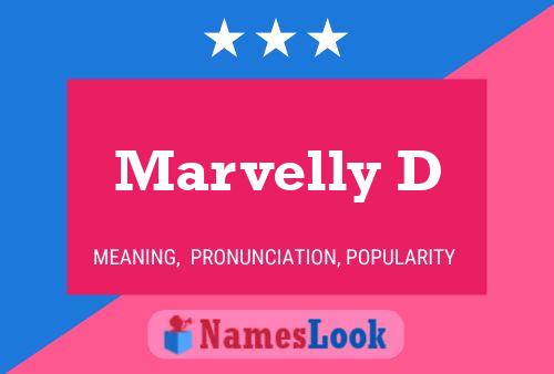 Marvelly D Name Poster