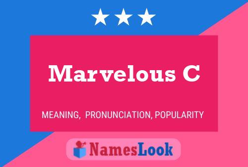 Marvelous C Name Poster