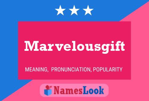 Marvelousgift Name Poster