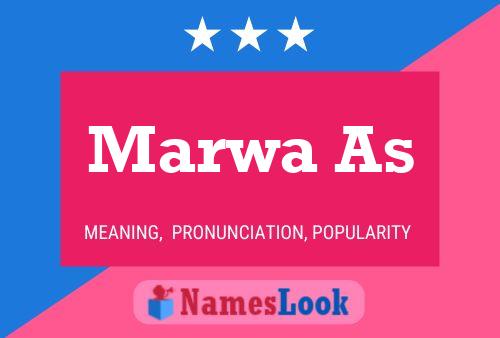 Marwa As Name Poster