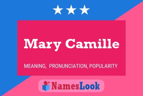 Mary Camille Name Poster