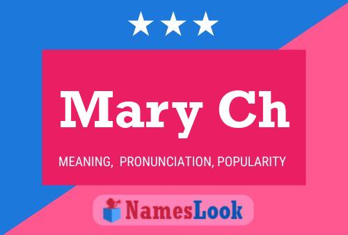 Mary Ch Name Poster