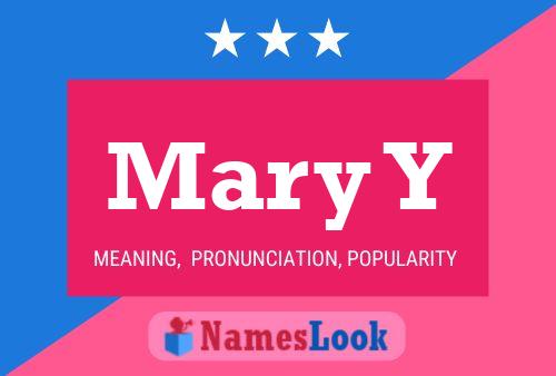 Mary Y Name Poster