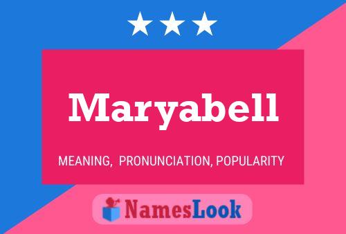 Maryabell Name Poster