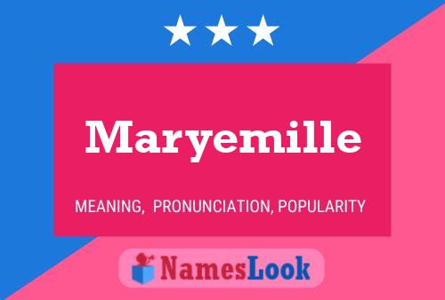 Maryemille Name Poster