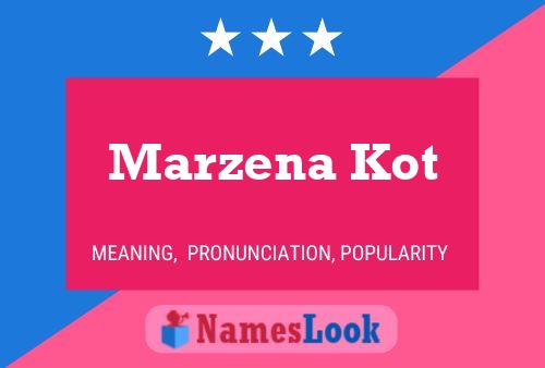 Marzena Kot Name Poster