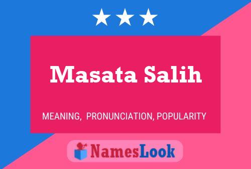 Masata Salih Name Poster