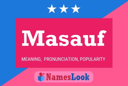 Masauf Name Poster